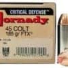 Hornady Critical Defense 45 Colt 185 gr FTX®