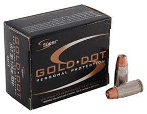 Speer Gold Dot .357cal SIG 125gr Jacketed Hollow Point (20)