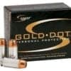 Speer Gold Dot Ammo .40cal S&W 180gr Jacketed Hollow Point (20)