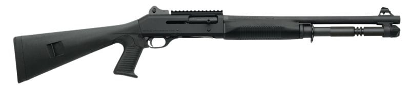 Benelli M4 Tactical 12ga Shotgun, Ghost-ring Sights, 18.5