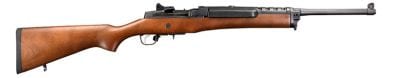 Ruger Mini-14 Ranch Rifle 5.56 NATO/223 Rem, Blued, Hardwood, (2) 5rd mags -05801