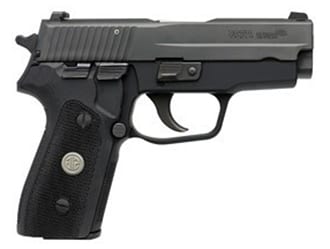 SIG SAUER P225A 9mm 3.6 in. Classic, Blk, Siglite, Blk G10 Grips, (2) 8rd steel mags -P225A-9-BSS-CL