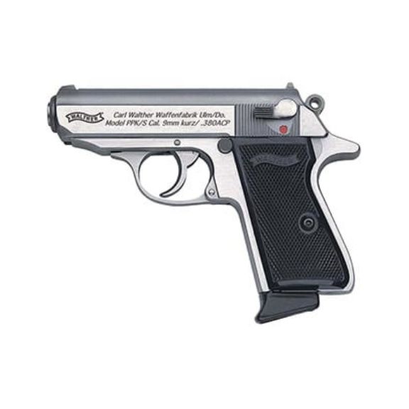 Walther PPK/S Stainless 380acp Pistol, 3.3" - 4796004