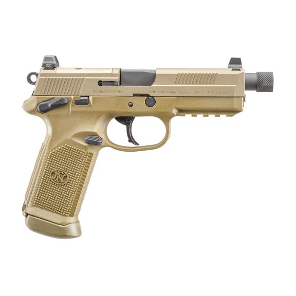 FN FNX-45 Tactical FDE 45acp Pistol, 5.3" - 66968