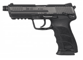 HK 45T (Tactical) .45 ACP, (V1), DA/SA, Safety/decocking lever on left, Two10rd mags