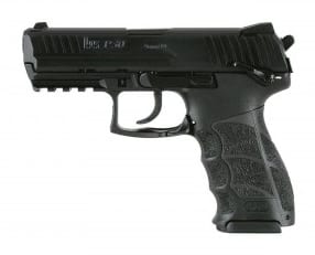 HK P30S 9mm, (V3) DA/SA, Ambidextrous safety/rear decocking button, Two 15rd mags