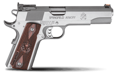 Springfield Armory® 1911-A1 Range Officer®, Stainless Steel 5in, .45 ACP