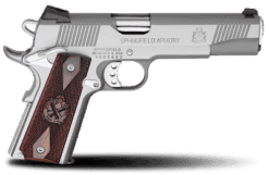 Springfield Armory 1911 loaded stainless pistol at nagels