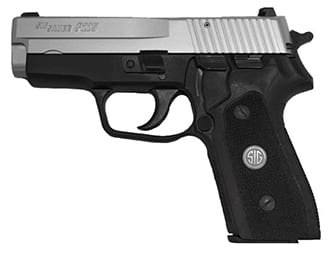 SIG SAUER P225A 9mm 3.6 in. Classic, 2-tone, Siglite, G10 Grips, (2) 8rd mags -225A-9-TSS-CL
