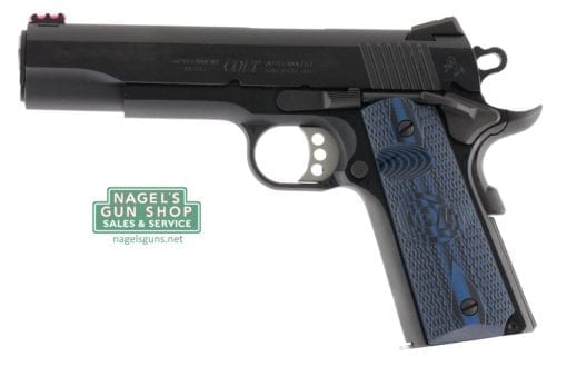 colt 1911 series 70 competition 45acp blue pistol at nagels