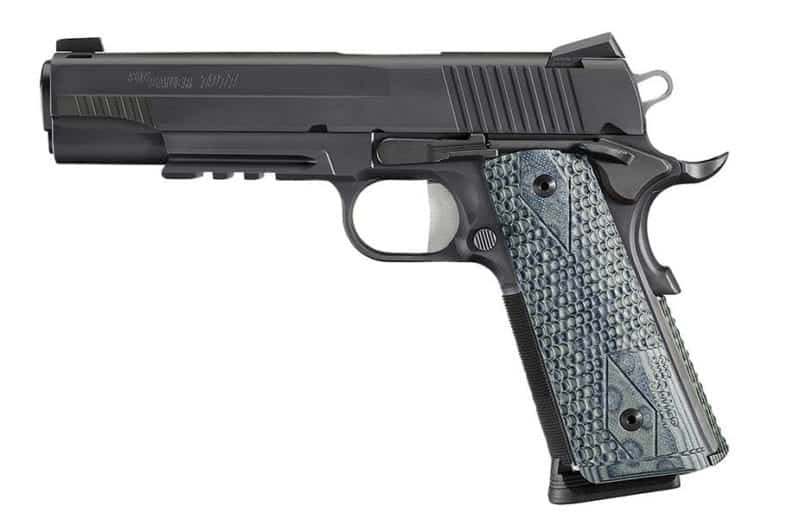 SIG SAUER 1911R Extreme, Rail, Hogue G-10 Grips, (2)-8Rd, 5.0