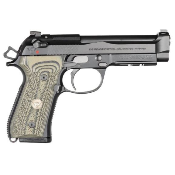 Wilson Combat 92G Brigadier Tactical Action Tune 9mm Pistol, 4.7" - BER-92BRIG-9A