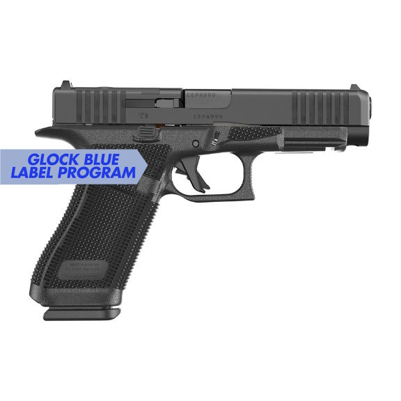 Glock 17 Gen6 Blue Label 9mm Pistol, 4.49" - P61750202