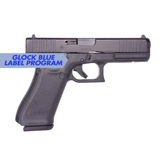 Glock 17 Gen5 Blue Label 9mm Pistol, 4.49" - PA175S202