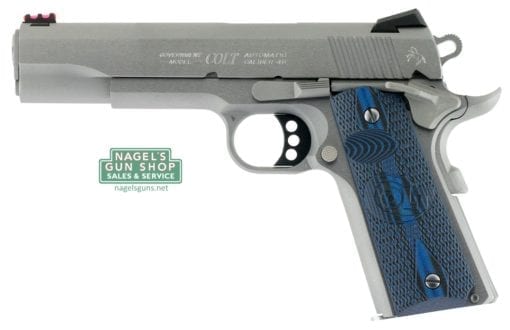 colt 1911 competition stainless 45acp pistol