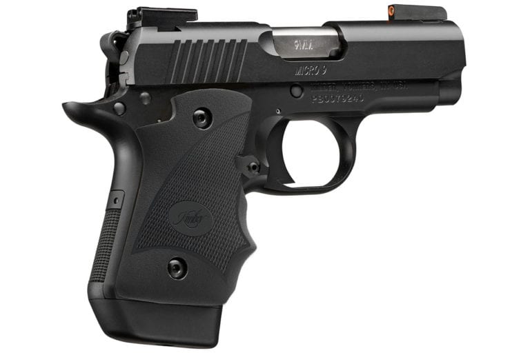 Kimber Micro 9 Nightfall 9mm Pistol, TruGlo TFX Pro Sights, Round Heel ...