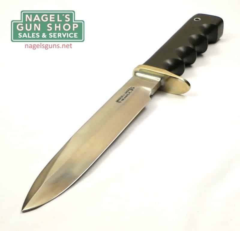 Randall Made Knives, Custom Model 16 Diver, Nickel Silver Hilt, Black