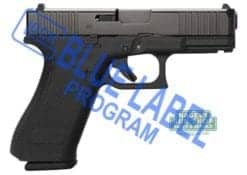 glock 45 9mm blue label pistol at nagels