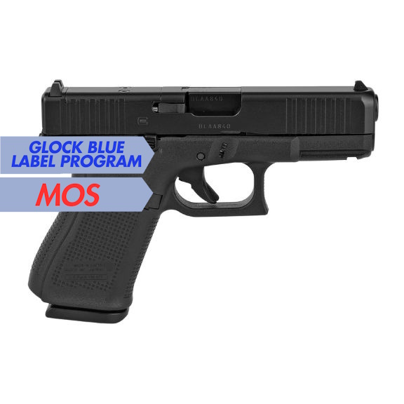 Glock 19 Gen5 MOS Blue Label 9mm Pistol, 4.02" - PA195S202MOS
