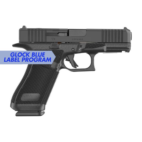 Glock 45 Gen6 9mm Blue Label Pistol, 4.02" - P64550202 Glock 45 Gen6 9mm Blue Label Pistol, 4.02" - P64550202