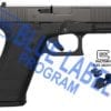 glock 45 9mm blue label pistol with glock night sights at nagels