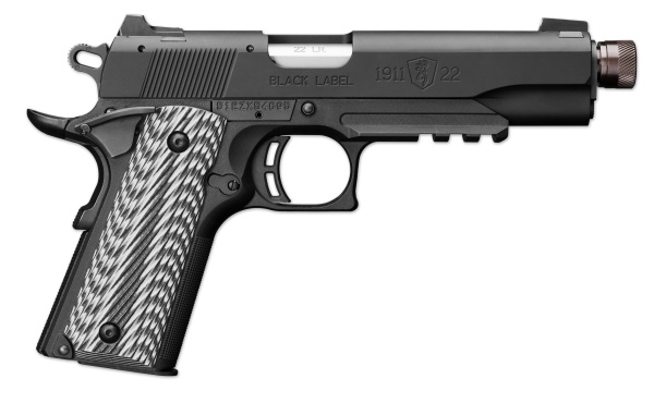 browning 1911-22 a1 black label supressor ready