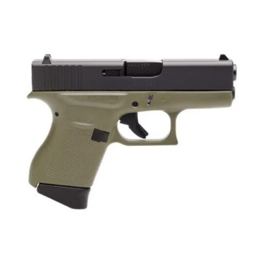 Glock 43 Battlefield Green 9mm Pistol, 3.39" - UI4350201BFG