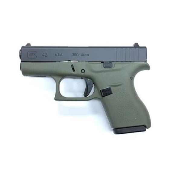 Glock 42 Battlefield Green 380acp Pistol, 3.25" - UI4250201BFG