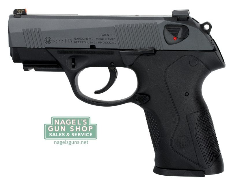 Beretta PX4 Storm Compact Carry Grey 9mm Pistol, HiViz Night Sights, 3.2" JXC9GEL Nagel