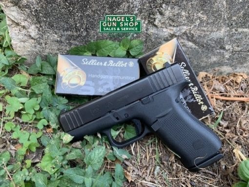 glock 43x black with s&b ammo at nagels