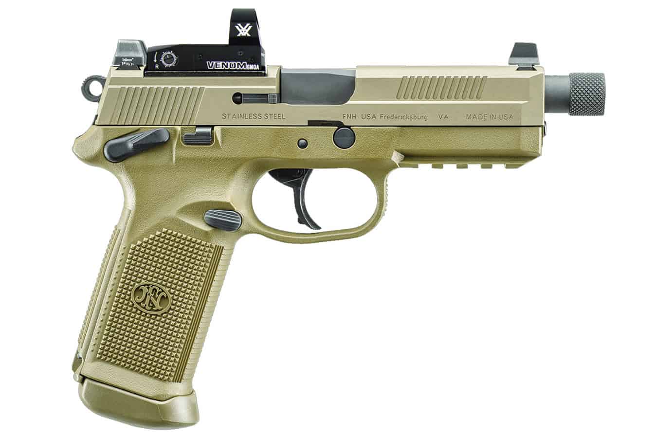 FN FNX-45 Tactical FDE Vortex Venom Sight Pistol, 45acp, (2)-15Rd ...