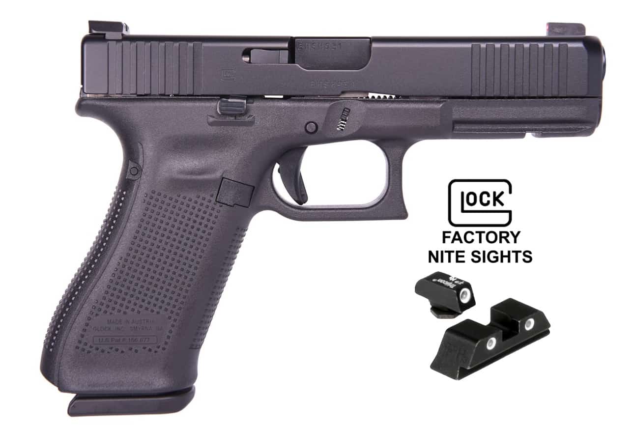 Glock 17 Gen Fs 17 Rd 9mm Pistol Night Sights Omaha