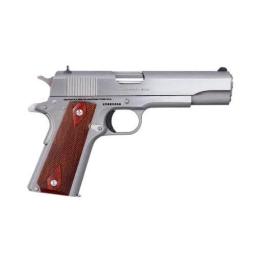 Colt 1911 Government Stainless 45acp Pistol, 5" - O1911C-SS