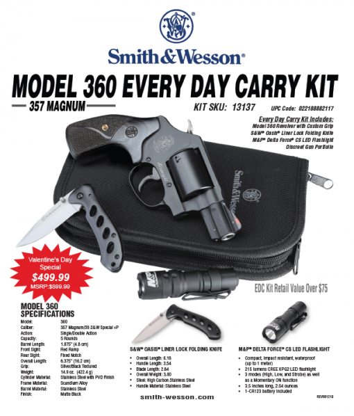 smith wesson 360 every day