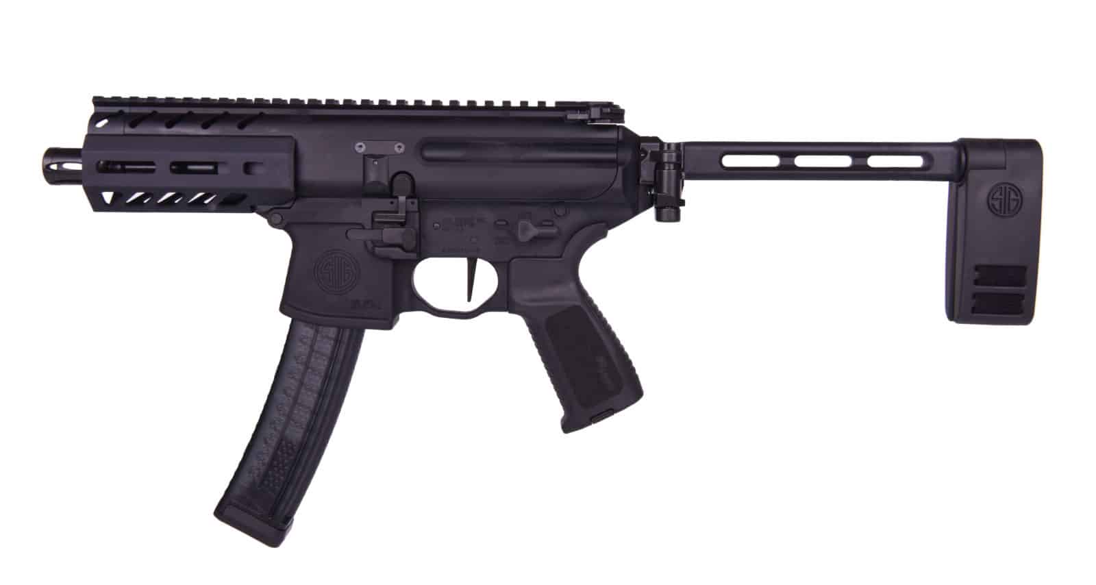 Sig Sauer Mpx K 9mm Pistol W Brace, M-lok Rail, Timney Trigger, 4.5 