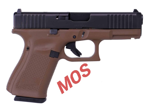 glock 19 gen5 mos fde 9mm pistol