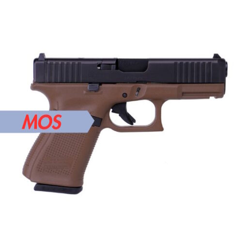 Glock 19 Gen5 MOS FDE 9mm Pistol, 4.02" - PA195S203MOSDE