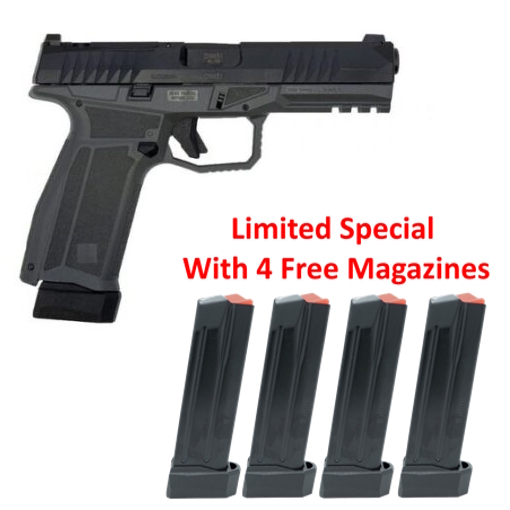 Arex Delta L Gen2 OR Grey 9mm Pistol, 4.5" - 602433