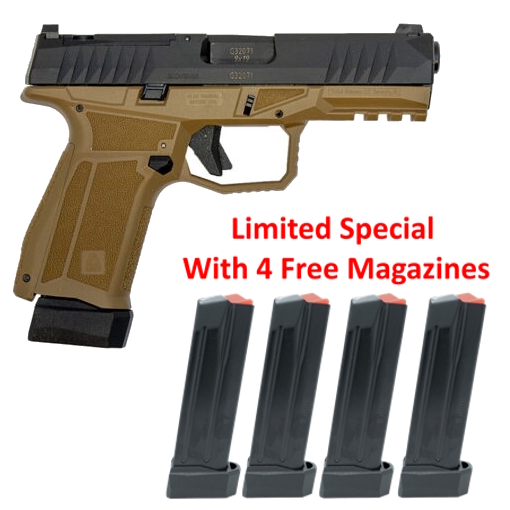 Arex Delta M Gen2 Optics Ready FDE 9mm Pistol, 4.0" - 602407