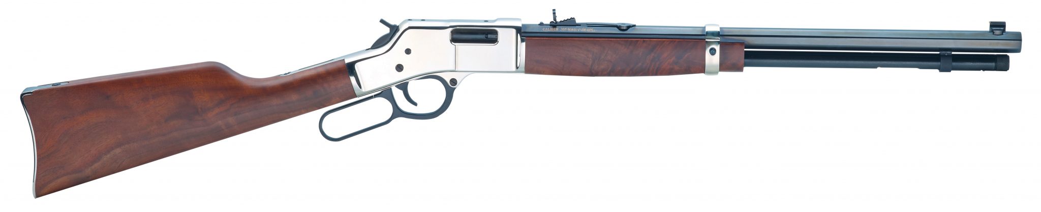 Henry Big Boy Silver 357 Magnum Rifle, Silver Receiver, 20