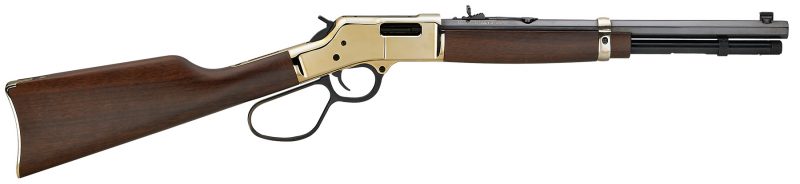 Henry Big Boy Carbine 357 Magnum Rifle, Brass Receiver, Large Loop, 16. ...