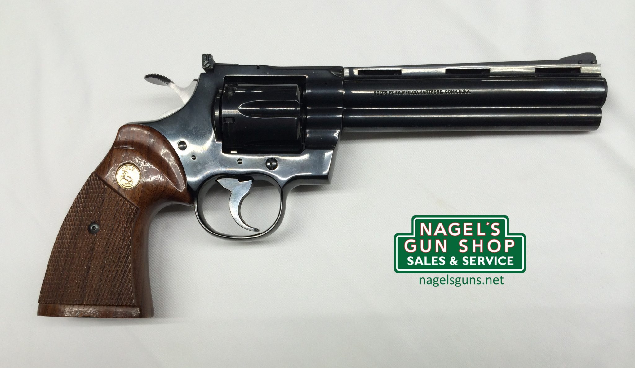 Colt Python 357 Magnum Revolver 6 Barrel Excellent Condition Preowned Nagels Gun Shop 5032