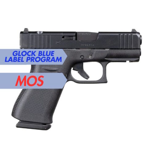 Glock 43X MOS Blue Label 9mm Pistol, 3.39" - PX4350202FRMOS
