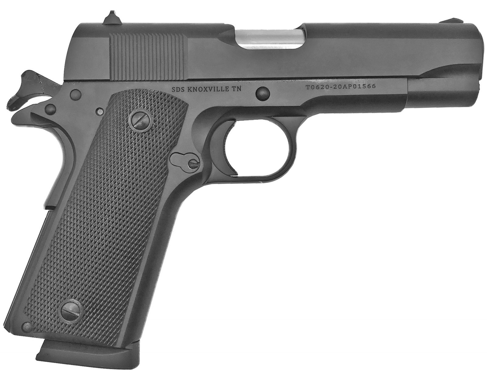 SDS Imports 1911 A1 Tanker 45acp Pistol, Black Cerakote Finish, 4.25" 1911A1T45 Nagel's Gun