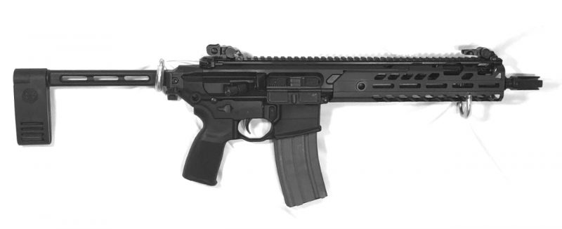 Sig Sauer MCX Virtus Black 5.56mm Pistol, M-Lok Handguard, 11.5" - PMCX