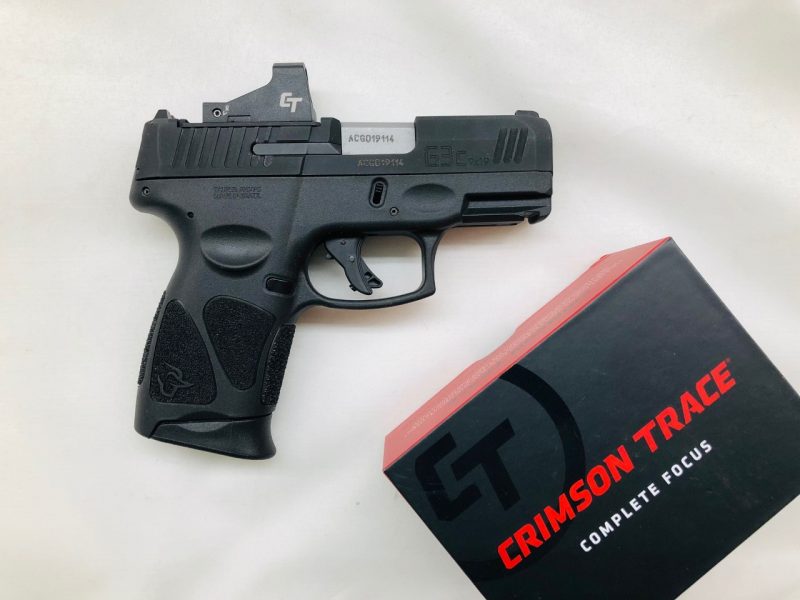 Taurus G3C Crimson Trace Optic 9mm Pistol Package, Crimson Trace Optic