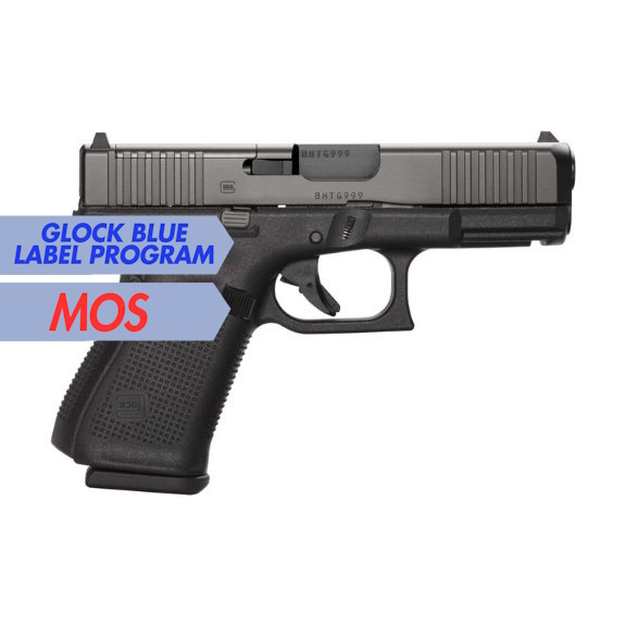 Glock 23 Gen5 MOS 40 Blue Label 40 S&W Pistol, 4.01" - PA235S202MOS