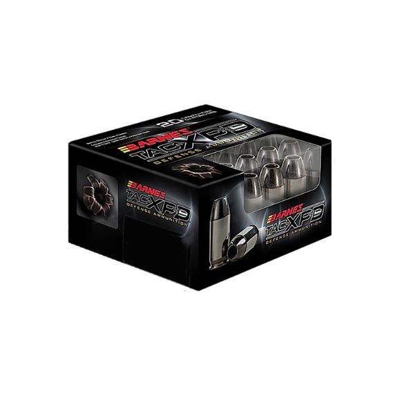 Barnes TAC-XPD 380acp JHP 80gr JHP Ammunition, 20 Rd/Box - 21552