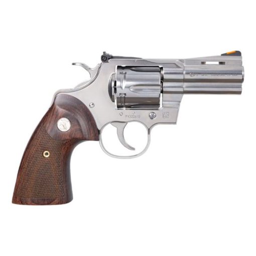 Colt Python Stainless 357 Magnum Revolver, 3" - PYTHON-SP3WTS