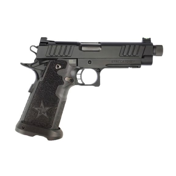 Staccato P Aluminum Frame DLC Threaded Barrel 9mm Pistol, 5" - 12-1201-000303
